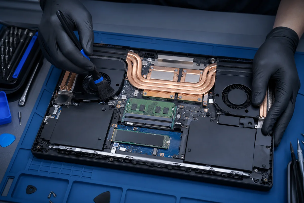 Beylikdüzü Laptop Çok Isınıyor fan ve termal bakım kontrolü