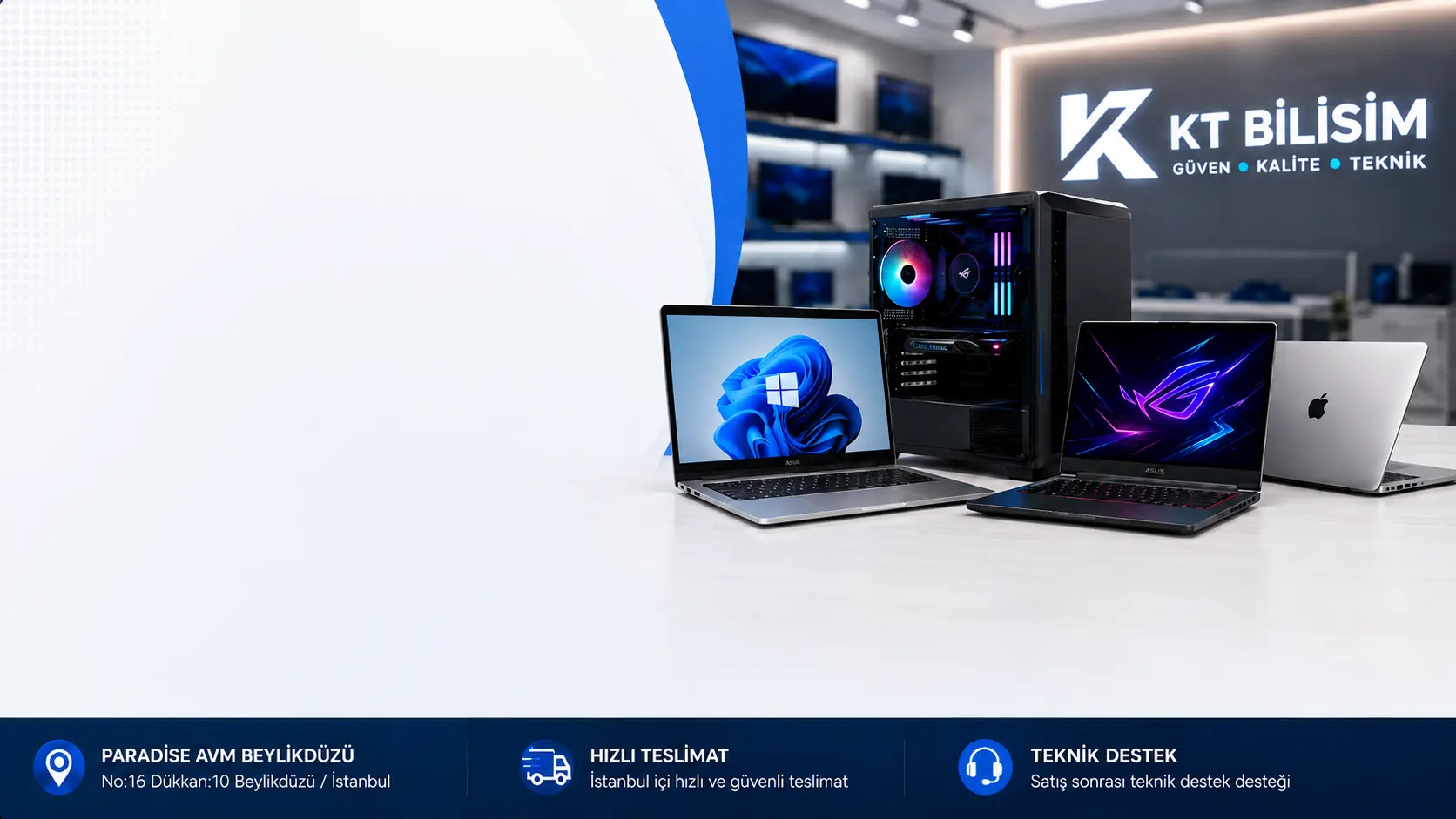 KTeknik Beylikdüzü ikinci el bilgisayar ve laptop alım satım